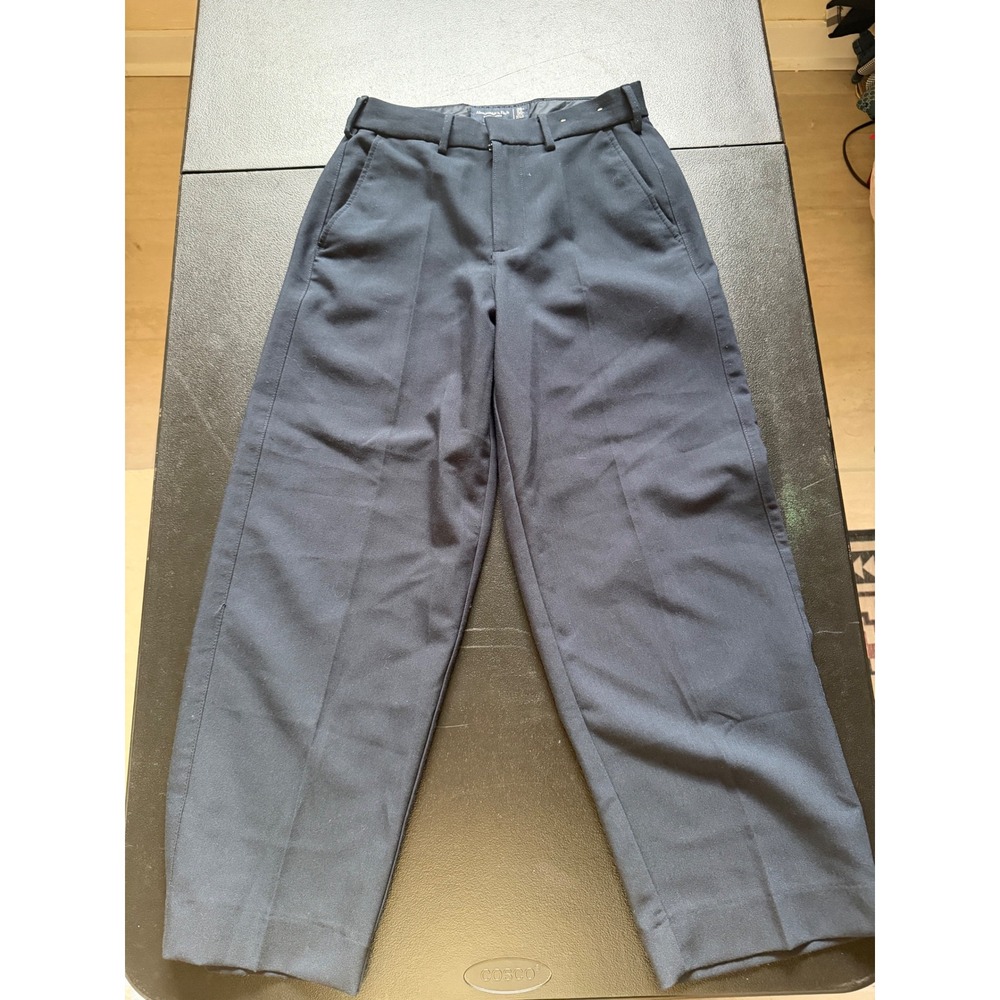Abercrombie & Fitch Baggy Trouser Navy Blue Wide Leg Pants 28x30 Mens